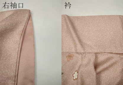 平和屋着物●訪問着　駒刺繍　吉祥草花文　金彩　正絹　逸品　CAAX4618ut