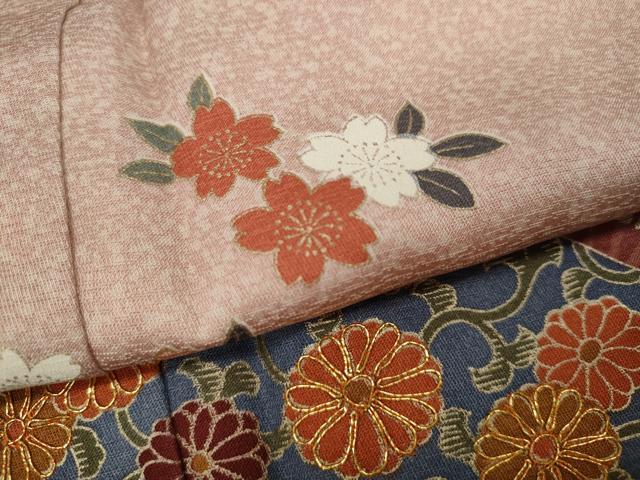 平和屋着物●訪問着　駒刺繍　吉祥草花文　金彩　正絹　逸品　CAAX4618ut