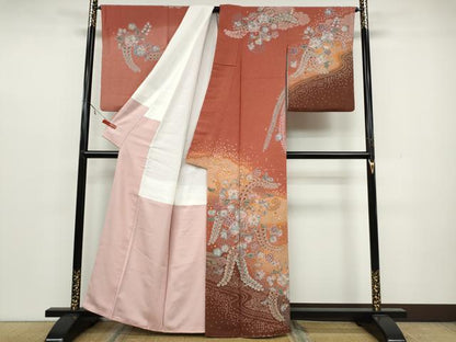 平和屋着物●訪問着　辻が花　暈し染め　正絹　逸品　CAAX4644ut