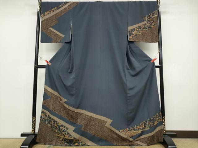 平和屋着物●訪問着 更紗花唐草吉祥文 金彩 ますいわ屋扱い 正絹 逸品 CAAX4655ut