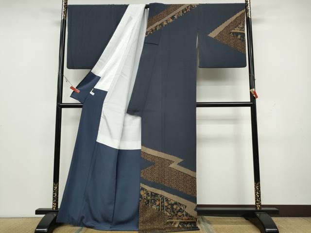 平和屋着物●訪問着 更紗花唐草吉祥文 金彩 ますいわ屋扱い 正絹 逸品 CAAX4655ut