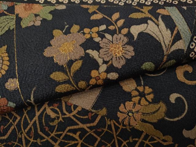 平和屋着物●訪問着 更紗花唐草吉祥文 金彩 ますいわ屋扱い 正絹 逸品 CAAX4655ut