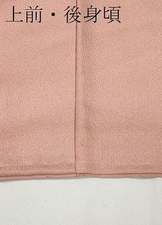 平和屋着物●友禅作家の巨匠 浅井青仁 色無地 珊瑚色 正絹 逸品 CAAX4700ut