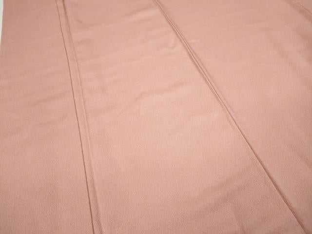 平和屋着物●友禅作家の巨匠 浅井青仁 色無地 珊瑚色 正絹 逸品 CAAX4700ut