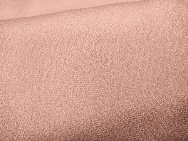 平和屋着物●友禅作家の巨匠 浅井青仁 色無地 珊瑚色 正絹 逸品 CAAX4700ut