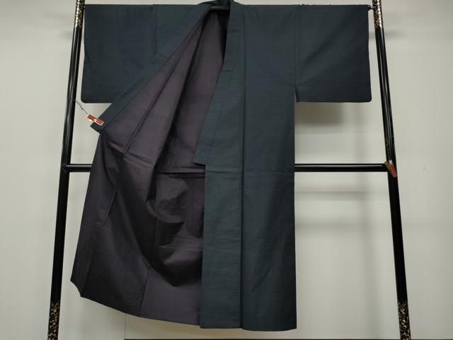 平和屋着物●男性 本場大島紬 アンサンブル 80亀甲 総詰め 正絹 逸品 CAAX4729ut