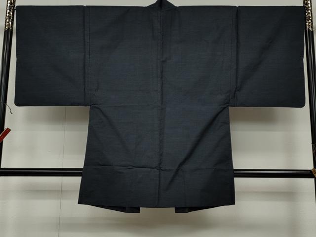 平和屋着物●男性 本場大島紬 アンサンブル 80亀甲 総詰め 正絹 逸品 CAAX4729ut