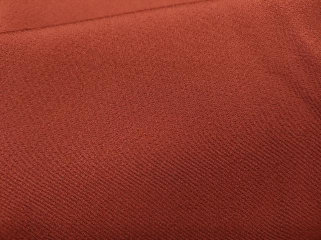 平和屋着物●上質な色無地　赤丹色　小田急百貨店扱い　正絹　逸品　CAAX4731ut