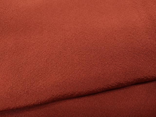 平和屋着物●上質な色無地　赤丹色　小田急百貨店扱い　正絹　逸品　CAAX4731ut