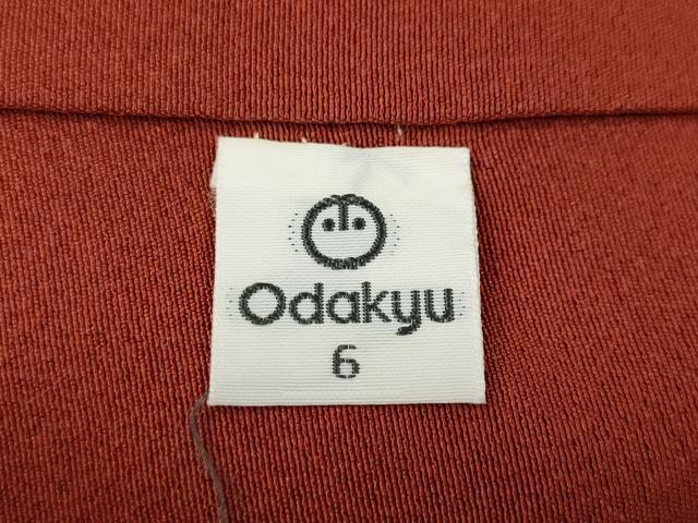 平和屋着物●上質な色無地　赤丹色　小田急百貨店扱い　正絹　逸品　CAAX4731ut