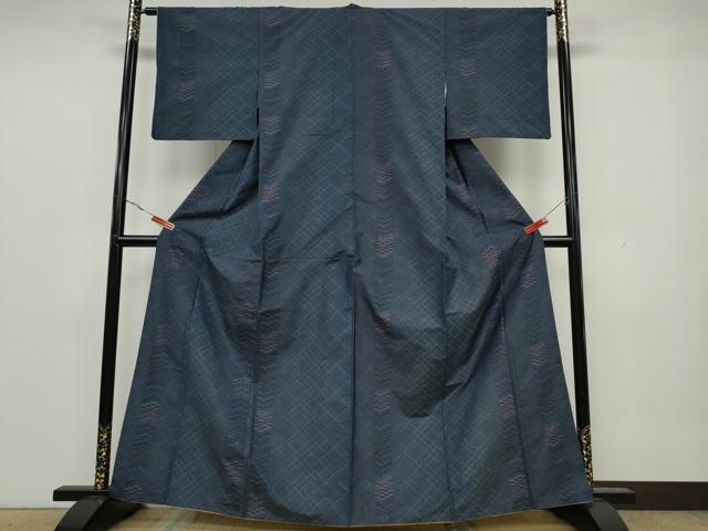 平和屋着物●本場大島紬 7マルキ 吉祥間道 正絹 逸品 CAAX4733ut
