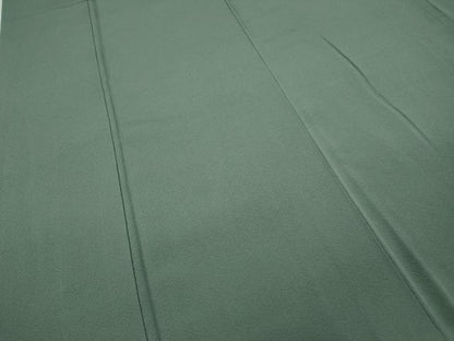 平和屋着物●上質な色無地 利休鼠色 正絹 逸品 CAAX4743ut