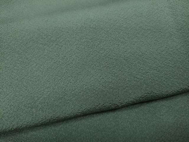 平和屋着物●上質な色無地 利休鼠色 正絹 逸品 CAAX4743ut