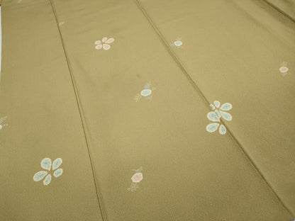 平和屋着物●上質な小紋 舞花文 正絹 逸品 CAAX4768ut