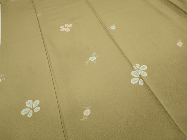 平和屋着物●上質な小紋 舞花文 正絹 逸品 CAAX4768ut