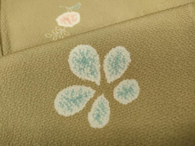 平和屋着物●上質な小紋 舞花文 正絹 逸品 CAAX4768ut
