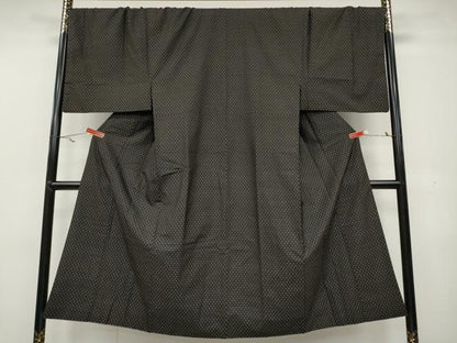 平和屋着物●男性　紬　吉祥間道　やまと誂製　正絹　逸品　CAAZ2475ut