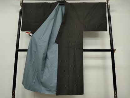 平和屋着物●男性　紬　吉祥間道　やまと誂製　正絹　逸品　CAAZ2475ut
