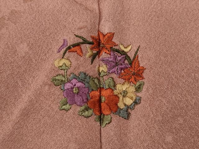 平和屋着物●上質な色無地 リバーシブル 青竹色・薄紅色 正絹 逸品 CAAX4787ut
