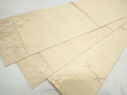 平和屋着物＊夏物 太鼓柄 本袋帯 荒磯 金銀糸 正絹 逸品 未使用 CAAX4848th