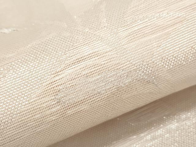 平和屋着物＊夏物 西陣 六通柄袋帯 草葉文 銀糸 正絹 逸品 未使用 CAAX4849th