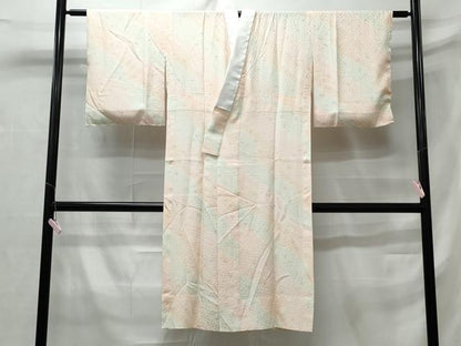 平和屋着物■長襦袢　無双仕立て　折り鶴　暈し染め　正絹　逸品　CAAX4976th