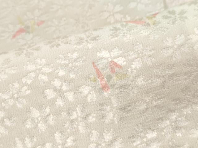 平和屋着物■長襦袢　無双仕立て　折り鶴　暈し染め　正絹　逸品　CAAX4976th