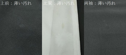 平和屋着物■豪華黒留袖　駒刺繍　桧扇花鳥文　金銀糸　正絹　逸品　CAAX4991th