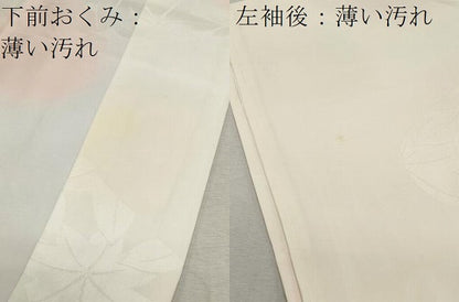 平和屋着物■長襦袢　無双仕立て　楓地紋　暈し染め　正絹　逸品　CAAX5180th