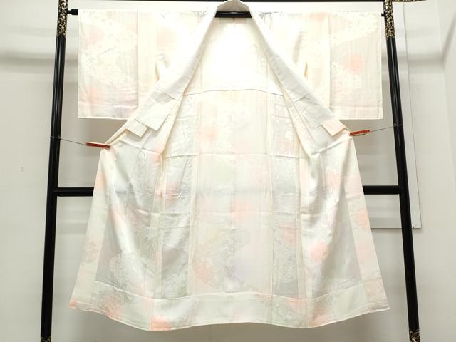 平和屋着物■長襦袢　無双仕立て　楓地紋　暈し染め　正絹　逸品　CAAX5180th