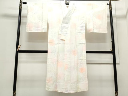 平和屋着物■長襦袢　無双仕立て　楓地紋　暈し染め　正絹　逸品　CAAX5180th
