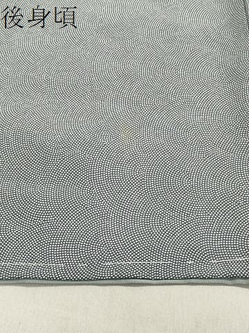 平和屋着物●江戸小紋 鮫小紋柄 正絹 逸品 未使用 CAAX5624gh
