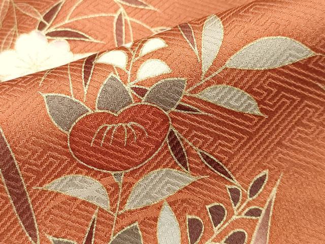 平和屋着物●訪問着 駒刺繍 雲重ね草花文 暈し染め 金彩 正絹 逸品 CAAX5625gh