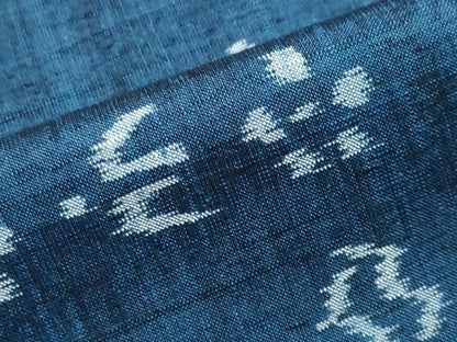 平和屋着物●上質な紬 絣文様 正絹 逸品 CAAX5683gh