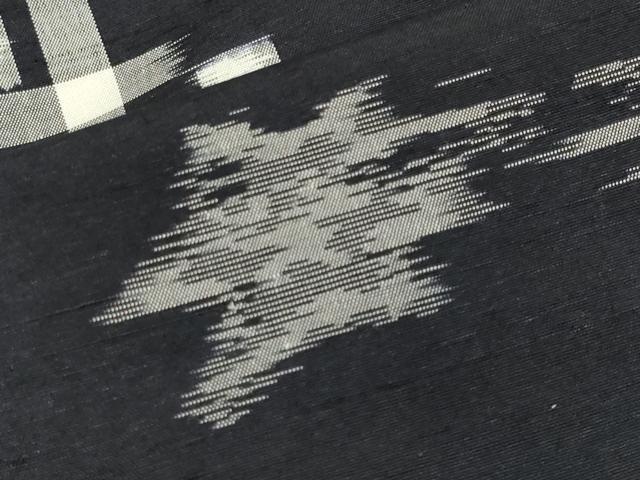 平和屋着物●上質な紬 切嵌楓吉祥文 正絹 逸品 CAAX5684gh