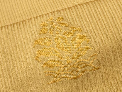 平和屋着物●上質な小紋 名物裂 草花文 正絹 逸品 CAAX5692gh