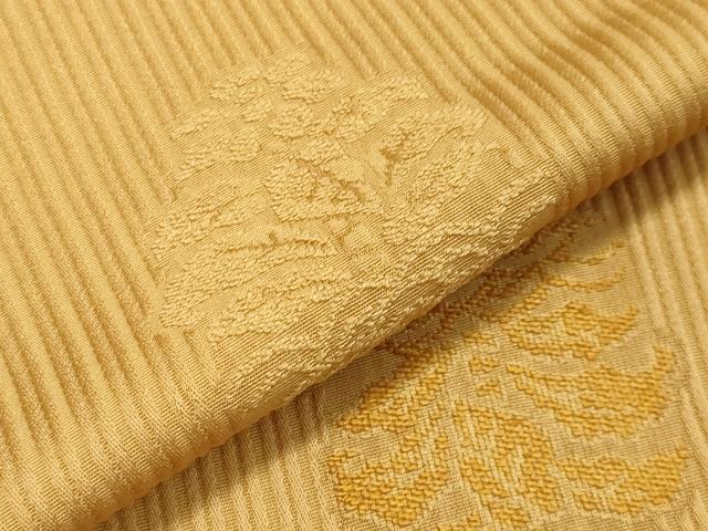 平和屋着物●上質な小紋 名物裂 草花文 正絹 逸品 CAAX5692gh