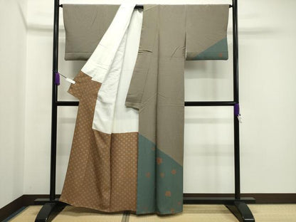 平和屋着物●訪問着 舞花文 正絹 逸品 CAAX5696gh