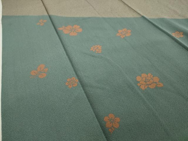 平和屋着物●訪問着 舞花文 正絹 逸品 CAAX5696gh