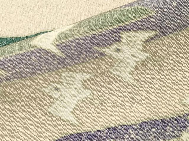 平和屋着物●訪問着 作家物 飛鳥文 鬼しぼ縮緬 正絹 逸品 CAAX5700gh