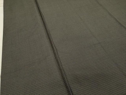 平和屋着物●男性　紬　アンサンブル　120亀甲　正絹　逸品　未使用　CAAX5706gh