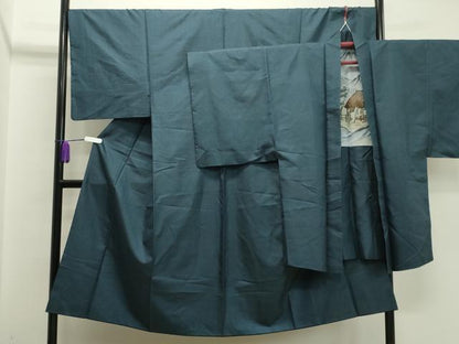 平和屋着物●男性 本場大島紬 アンサンブル 100亀甲 総詰め 正絹 逸品 CAAX5711gh