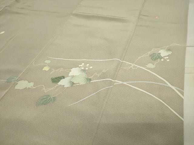 平和屋着物●訪問着 友禅 作家物 枝花文 暈し染め 正絹 逸品 CAAX5730gh