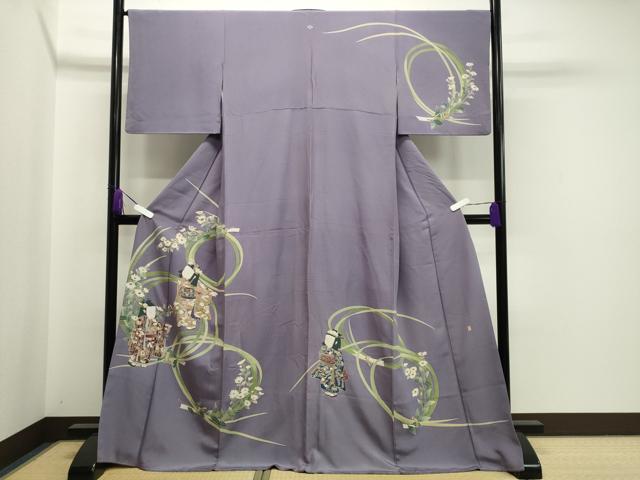 平和屋着物●訪問着 作家物 童子遊び 正絹 逸品 CAAX5793gh