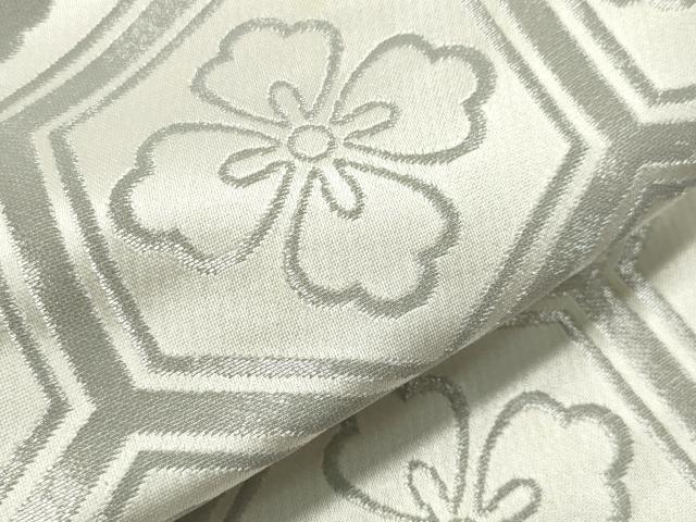 平和屋着物●男性 馬乗り袴 亀甲花菱文 銀糸 未使用 CAAX5799gh