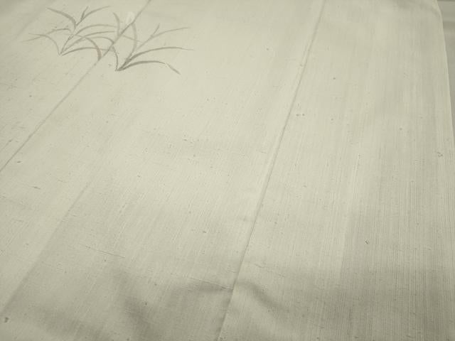 平和屋着物●訪問着 紬地 人物風景文 正絹 逸品 CAAX5832gh