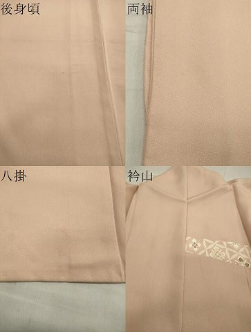 平和屋着物●訪問着　駒刺繍　舞花文　金彩　正絹　逸品　CAAX5833gh
