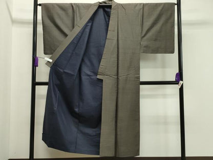 平和屋着物●男性　本場大島紬　アンサンブル　80亀甲　総詰め　正絹　逸品　CAAX5858gh