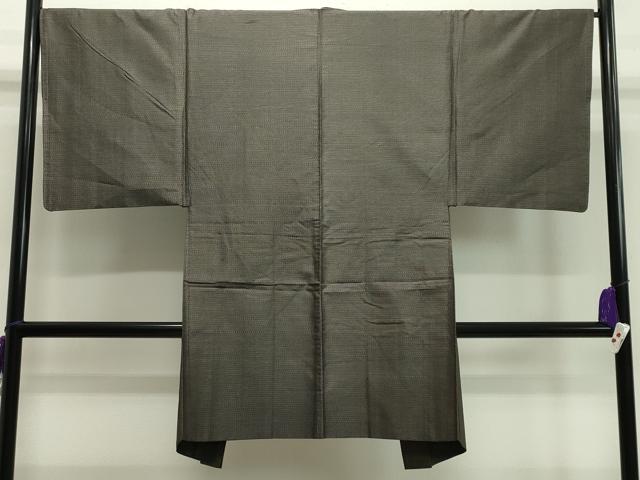 平和屋着物●男性　本場大島紬　アンサンブル　80亀甲　総詰め　正絹　逸品　CAAX5858gh