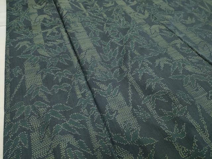 平和屋着物●本場大島紬 笹竹文 正絹 逸品 CAAX5863gh